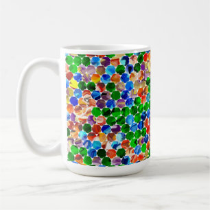 Caneca De Café Deslocamento Hexágonos Rodovia 15oz Mug