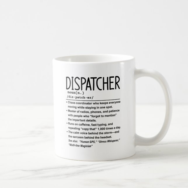 Caneca De Café Despachante (Direita)