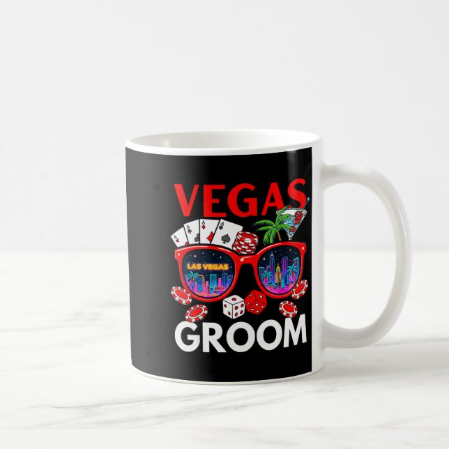 Caneca De Café Despedida de Solteiro Groom-Squad 2026 Casamento e (Direita)