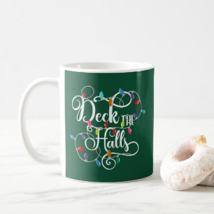 Caneca De Café despejar as lanternas de Natal