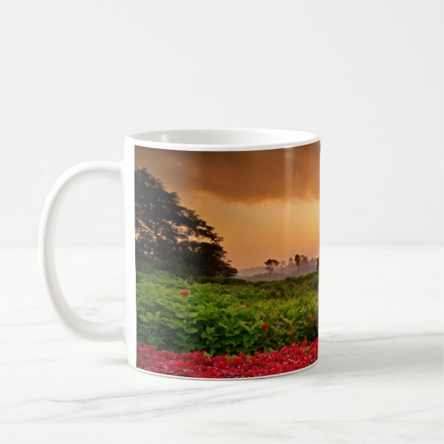 Caneca De Café Despertar: Chá de Manhã com Estilo" "Artístico (Esquerda)