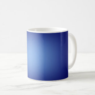 Caneca De Café Destaque branco em azul