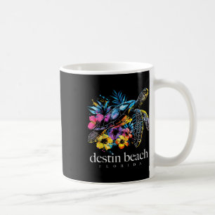 Caneca De Café Destin Beach Sea Turtle Scuba Merging Surfe
