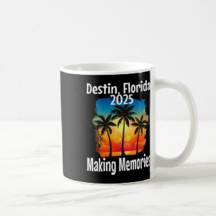 Caneca De Café Destin Florida 2025 Memórias do Fazer Férias de Pr