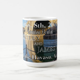 Caneca De Café Destino de Casamento London Bridge