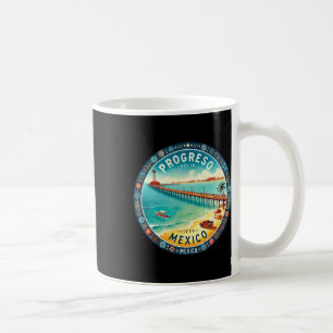 Caneca De Café Destino do Cruzeiro do México Progresso