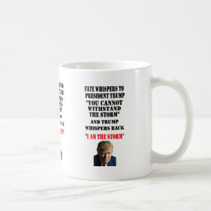 CANECA DE CAFÉ DESTINO DOS SUSPEITOS AO PRESIDENTE TRUMP