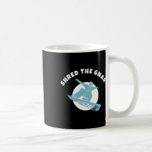 Caneca De Café Destruiu O Gnar Snowboard