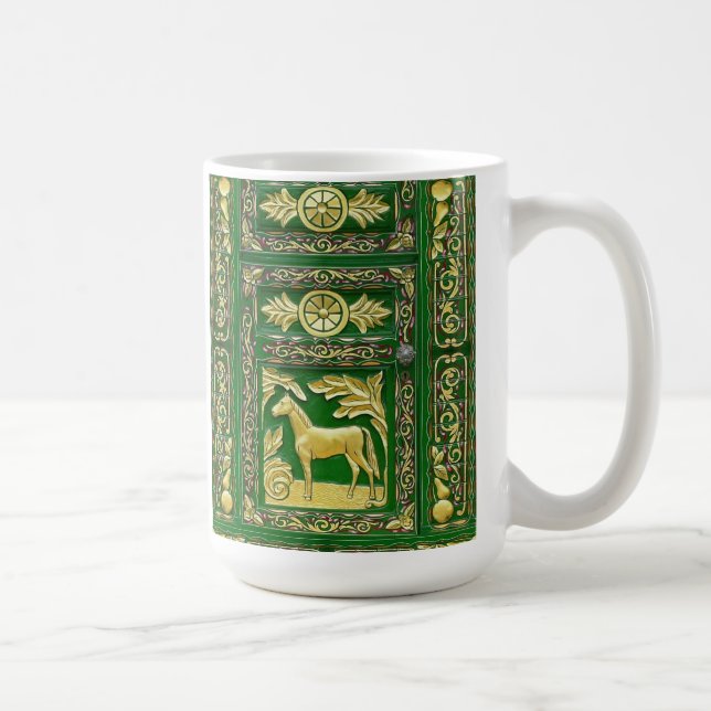 Caneca De Café Detalhe aciganado da porta (Direita)