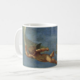 Caneca De Café Detalhe de anjos de Adonis Led por Cupids de Alban