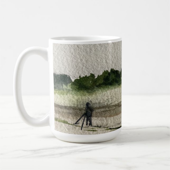 Caneca De Café Detecção De Metais Nos Campos (Esquerda)