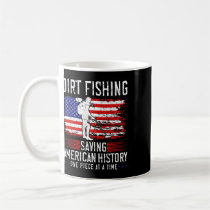 Caneca De Café Detecção de Metal Salvando a História Americana EU