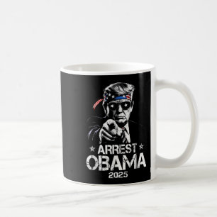 Caneca De Café Detenção Obama 2025 Design De Bandeira Para Homens