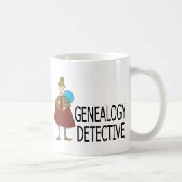 Caneca De Café Detetive da árvore genealógica