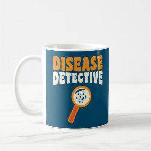 Caneca De Café Detetive da Doença - Epidemiologista Engraçado