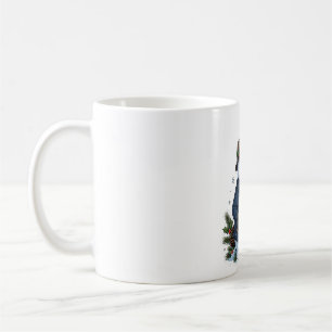 Caneca De Café Detetive de Boneco de Neve Noir Mistério de Natal