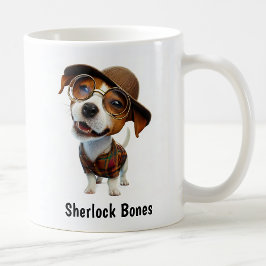 Caneca De Café Detetive Jack Russell Terrier