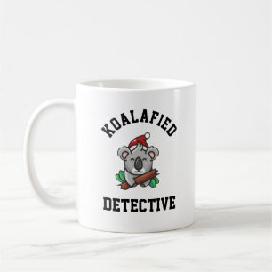 Caneca De Café Detetive Koalafied