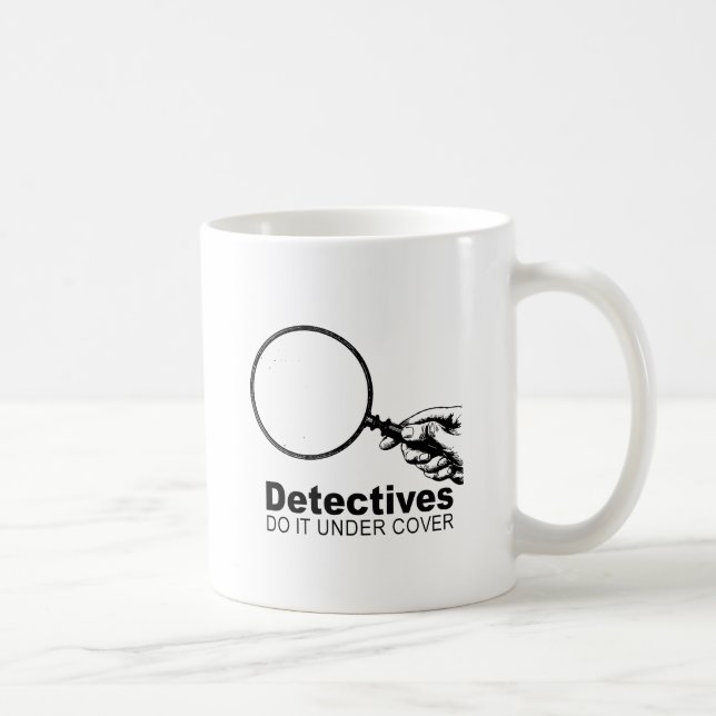 Caneca De Café detetives fazem isso disfarçados (Direita)