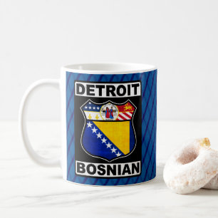 Caneca De Café Detroit Bosnian American Mug