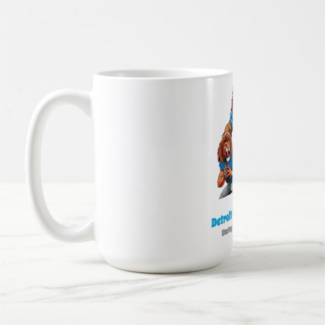 Caneca De Café Detroit Grit Lions Pride (Esquerda)