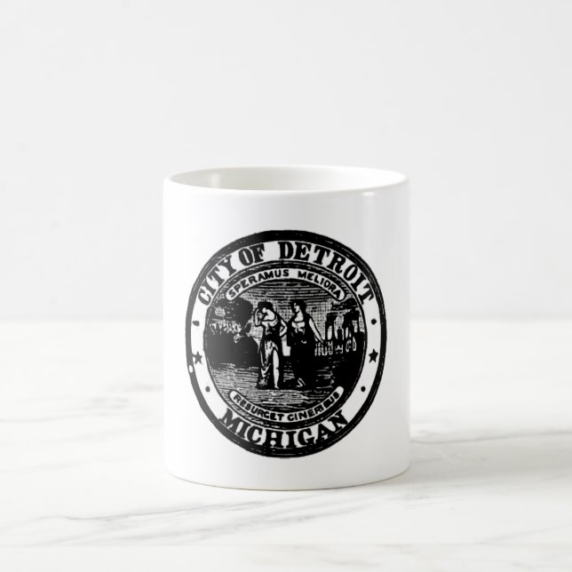 Caneca De Café Detroit Seal (Centro)