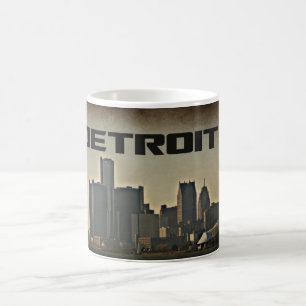 Caneca De Café Detroit Skyline Coffee Mug