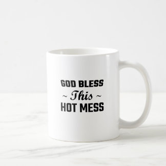 Caneca De Café Deus abençoe esta confusão quente