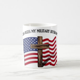 Caneca De Café DEUS ABENÇOE MINHA bandeira áspera dos E.U. da