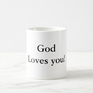 Caneca De Café Deus ama você!