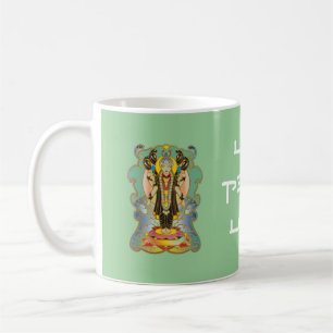 Caneca De Café Deus da deidade Hindu de Vishnu