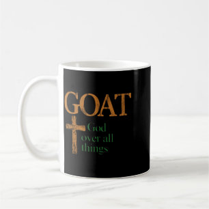 Caneca De Café Deus das Cabras Sobre Todas as Coisas Ditado Crist