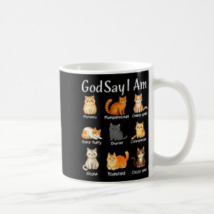 Caneca De Café Deus Diz Que Eu Sou Gatinho Mulheres Homens