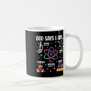 Caneca De Café Deus Diz Que Sou Professora Cientista Cristã Prime