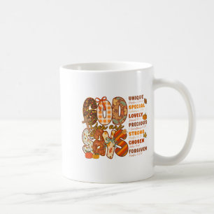 Caneca De Café Deus Diz Que Você É Víblias De outono Chris Religi