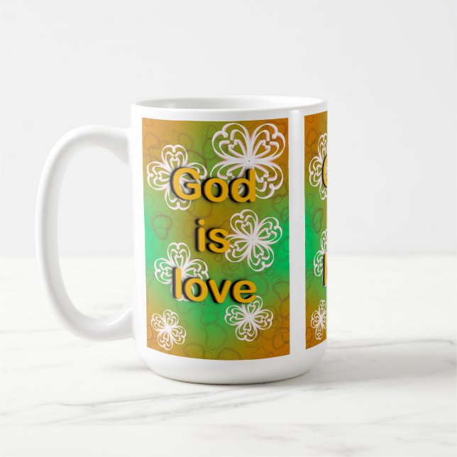 Caneca De Café Deus é amor (Esquerda)