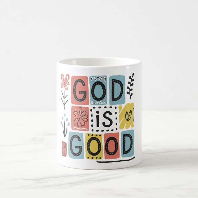 Caneca De Café Deus é bom (Centro)