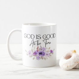 Caneca De Café Deus é bom o tempo todo.