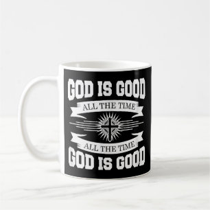 Caneca De Café Deus é bom o tempo todo - cristão