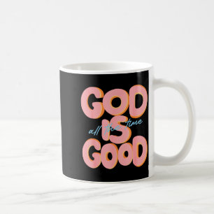 Caneca De Café Deus É Bom Todo O Tempo Design Inspirador Cristão