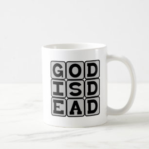 Caneca De Café Deus É Morto, Alegação Ateísta Nietzsche