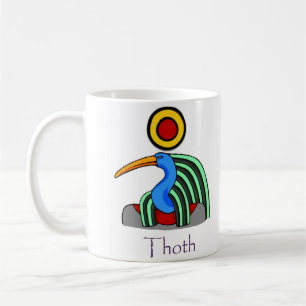 Caneca De Café deus egípcio Thoth (nomeado)