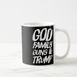 Caneca De Café Deus Família Armas &amp; Trump ganha eleição presi