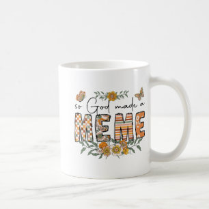 Caneca De Café Deus Fez Um Memória Feliz dia de as mães Vovó