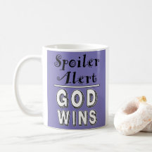 Deus ganha café mug
