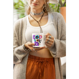 Caneca De Café Deus Me Arranjou A Fé Cristã.