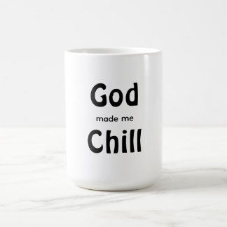 Caneca De Café Deus me fez tranquilo