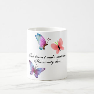 Caneca De Café "DEUS NÃO COMETE ERROS" 11 Oz. CAFÉ MUG