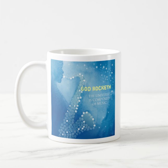 Caneca De Café Deus Rocketh (Esquerda)