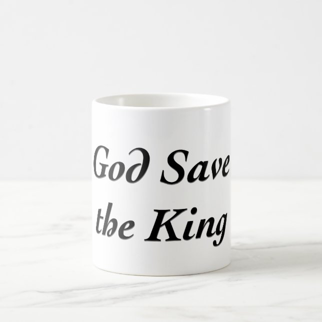 Caneca De Café Deus Salve o Rei (Centro)